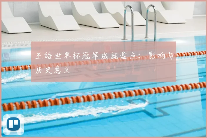 王皓世界杯冠军成就盘点:影响与历史意义